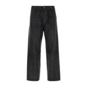 Diesel Straight Jeans Black, Herr