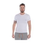 Emporio Armani 2 Pack Crew Neck T-Shirt Sweatshirt White, Herr