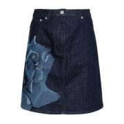 Kenzo Short Skirts Blue, Dam