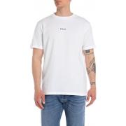 Replay T-Shirts White, Herr