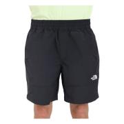 The North Face Svarta Logo Patch Windwall Shorts Black, Herr