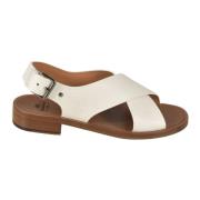 Church's Flat Sandals White, Dam