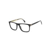 Eyewear by David Beckham Matte Black Gold Glasögon Multicolor, Unisex