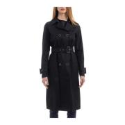 Herno Trench Coats Black, Dam