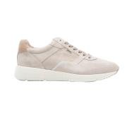 Greve Bekväma Nederländska Landskapsinspirerade Sneakers Beige, Herr