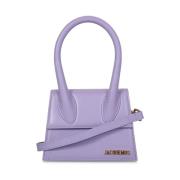 Jacquemus Lila Mini Handväska Purple, Dam