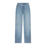 Halfboy Höga jeans Blue, Dam