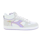 Diadora Lila Magic Basket Sneakers White, Dam