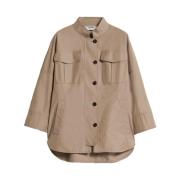 Max Mara Valerie Overshirt Kamel Beige, Dam