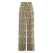 Etro Trousers Green, Dam