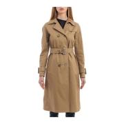 Herno Trench Coats Beige, Dam