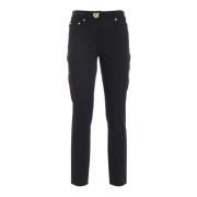 Moschino Slim-fit Jeans Black, Dam
