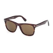 Tom Ford Phantos Havana Solglasögon Brown, Herr