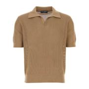 Dolce & Gabbana Polo Shirts Brown, Herr