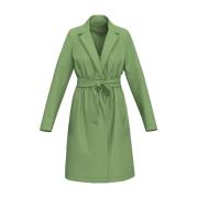 Marella Grön Trench Coat Set Green, Dam