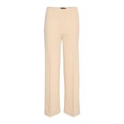 Soaked in Luxury Wide Trousers Beige, Dam