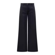 Nine In The Morning Wide Trousers Blue, Dam