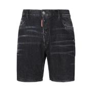 Dsquared2 Denim Shorts Black, Herr