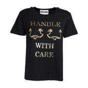 Moschino T-Shirts Black, Dam