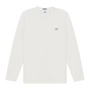 C.p. Company Long Sleeve Tops White, Herr