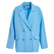 Essentiel Antwerp Stilren Oversized Blazer Blue, Dam