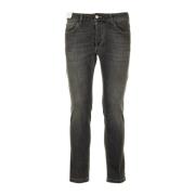 Entre amis Slim-fit Jeans Black, Herr