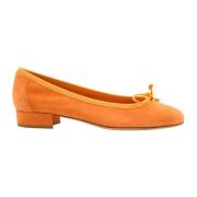 Status Stiliga Ballerina Flats för Moderna Kvinnor Orange, Dam