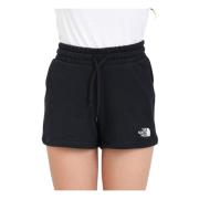 The North Face Svarta Logo Shorts A-Line Stil Black, Dam