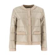 Aspesi Down Jackets Beige, Dam