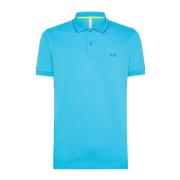 Sun68 Polo Shirts Blue, Herr