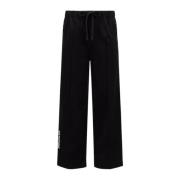 Moncler Trousers Black, Herr