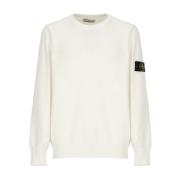 Stone Island Round-neck Knitwear White, Herr