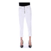 Dondup Cropped Jeans White, Dam