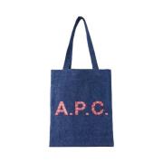 A.p.c. Bomull axelremsvskor Blue, Dam