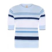 Skovhuus Round-neck Knitwear Blue, Dam