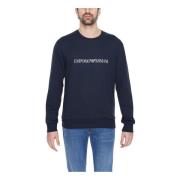 Emporio Armani Sweatshirts Blue, Herr