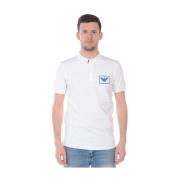 Emporio Armani Polo Shirts White, Herr