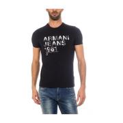 Armani Jeans Sweatshirts Black, Herr