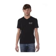 Emporio Armani EA7 Casual Logo Print T-shirt Black, Herr