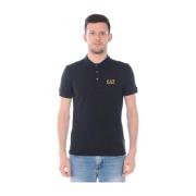 Emporio Armani EA7 Klassisk Polo Skjorta Black, Herr