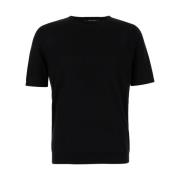 Tagliatore T-Shirts Black, Herr