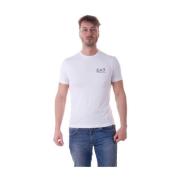 Emporio Armani EA7 Sweatshirt T-Shirt Combo White, Herr