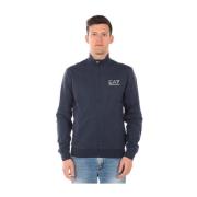 Emporio Armani EA7 Hoodies Blue, Herr