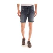 Daniele Alessandrini Denim Shorts - Stilfull och Trendig Blue, Herr