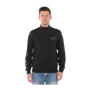 Emporio Armani EA7 Hoodies Black, Herr