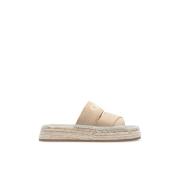 Chloé Mila platform slides Beige, Dam