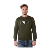 Emporio Armani Hoodies Green, Herr