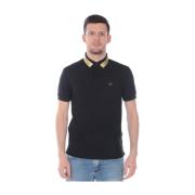 Emporio Armani Polo Shirts Black, Herr