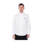 Kenzo Casual Randig Skjorta White, Herr