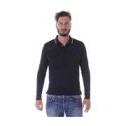 Armani Jeans Polo Shirts Blue, Herr